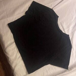 Black Cropped Tee